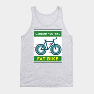 Carbon Neutral Fat Bike Tees Tank Top